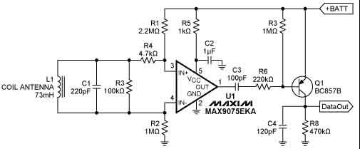 TPMS wake-up circuit 